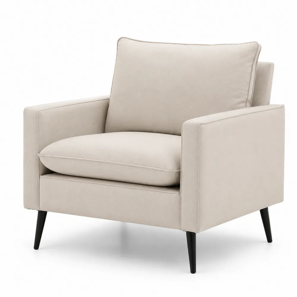 Sessel Polyester Beige 85x85x75cm