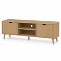 TV-Schrank aus Holz mit Eichefurnier 180cm